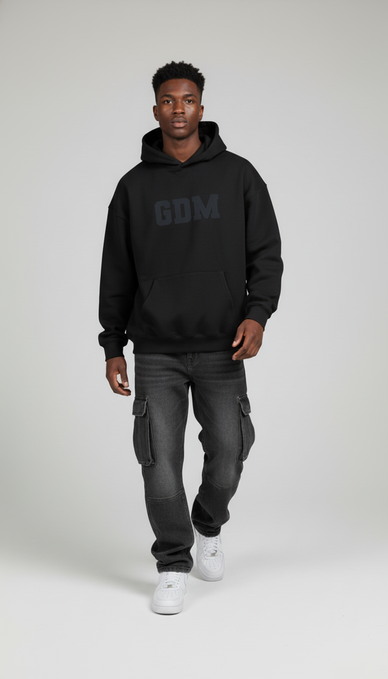 Black and Ash Hoodie