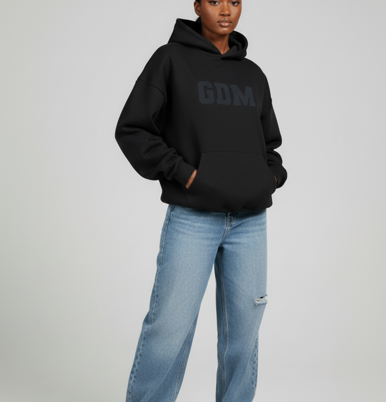 Black and Ash Hoodie