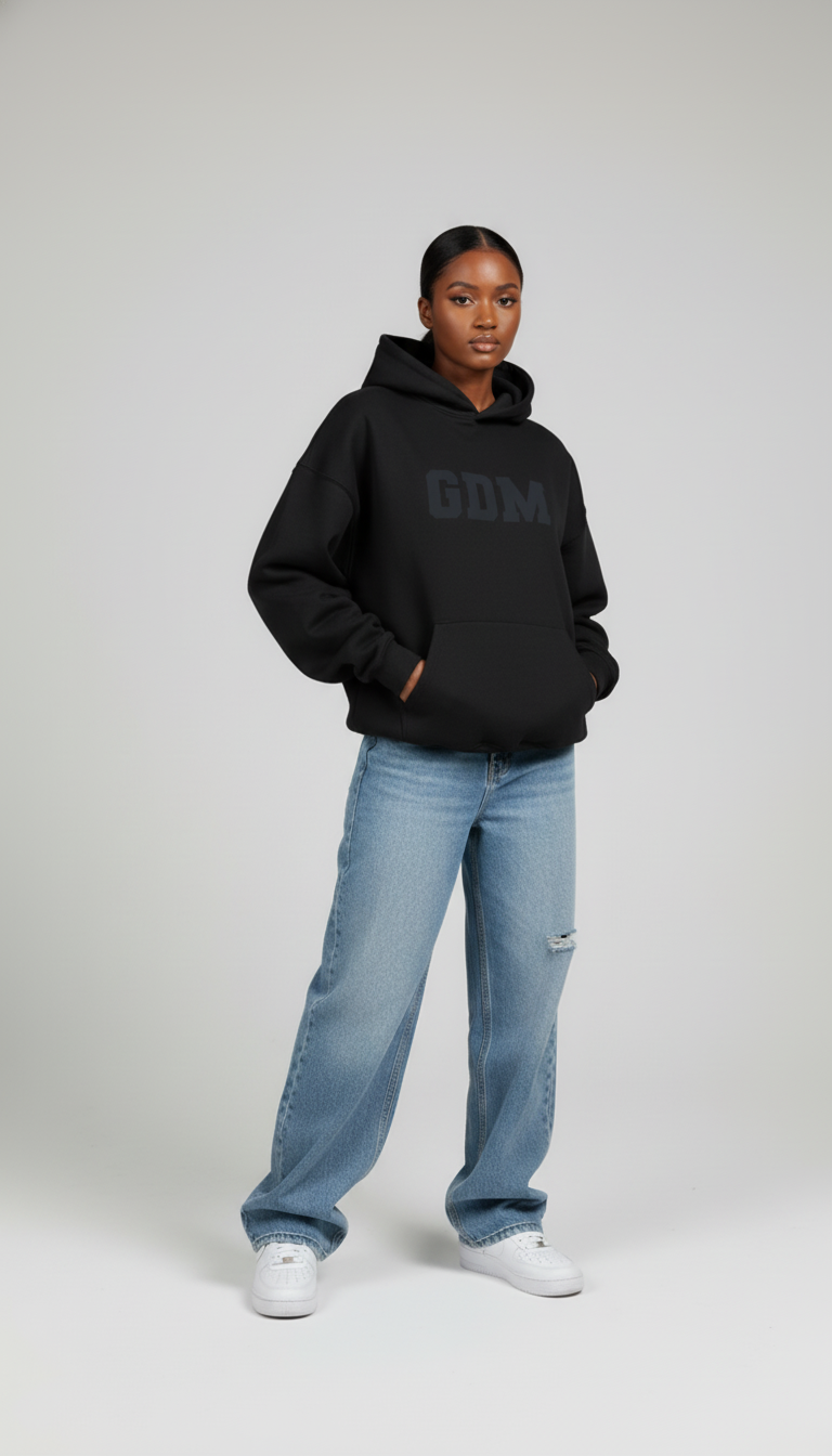 Black and Ash Hoodie