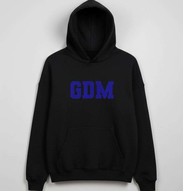 Black and Blue Hoodie