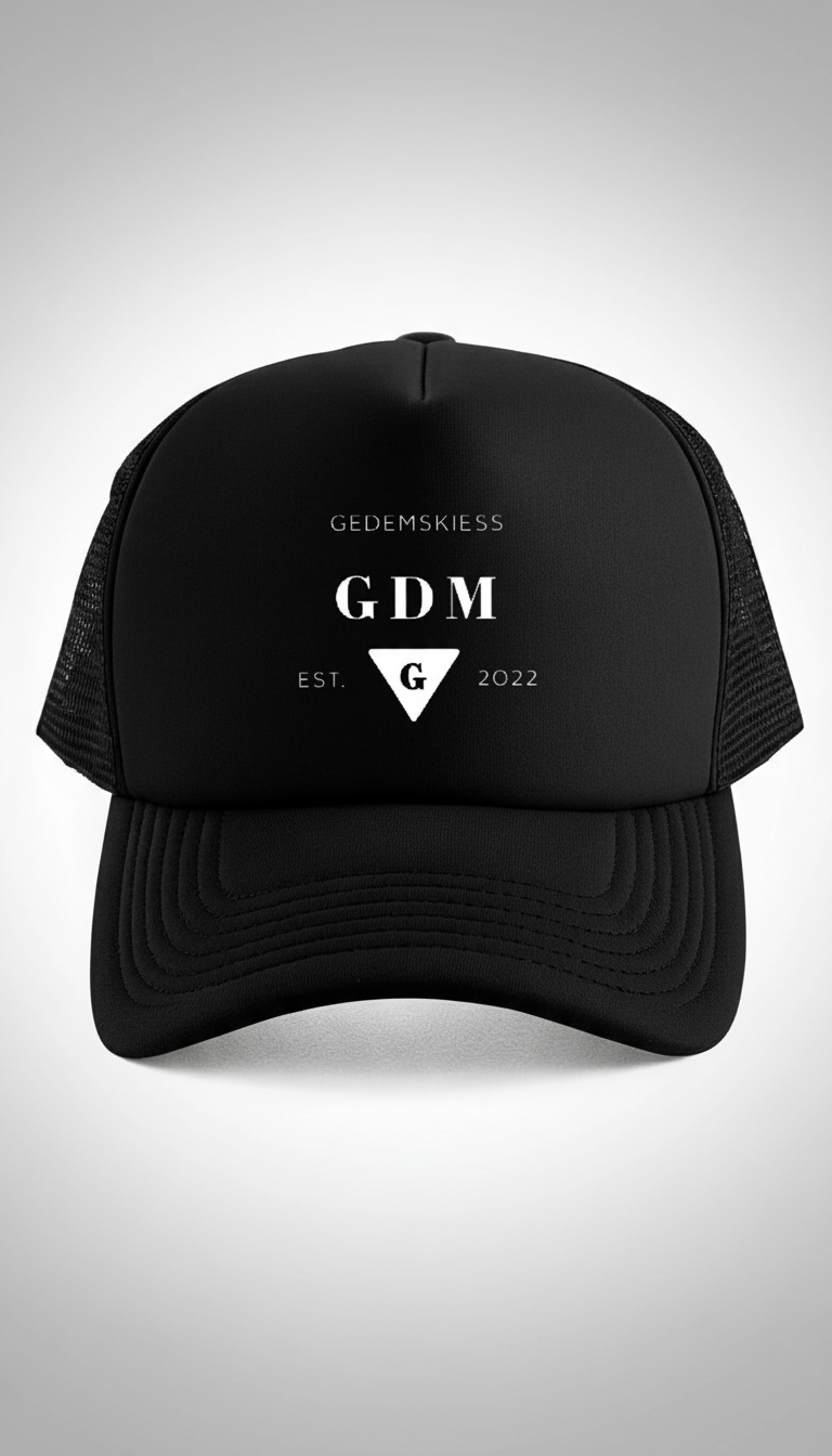 black_cap_est_1 Black Logo Cap