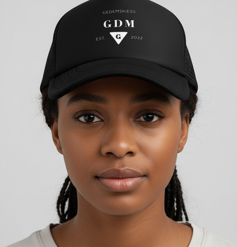 black_cap_est_2 Black Logo Cap