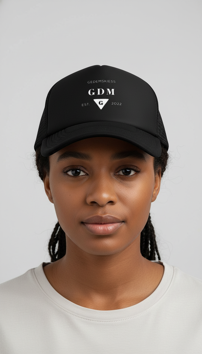 black_cap_est_2 Black Logo Cap