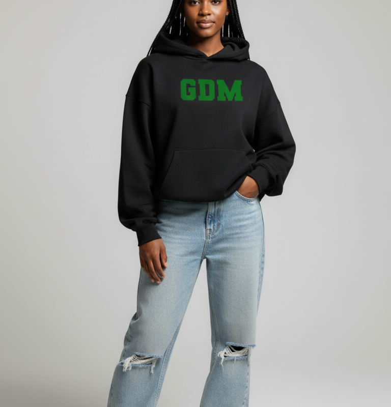 Black-Green Hoodie