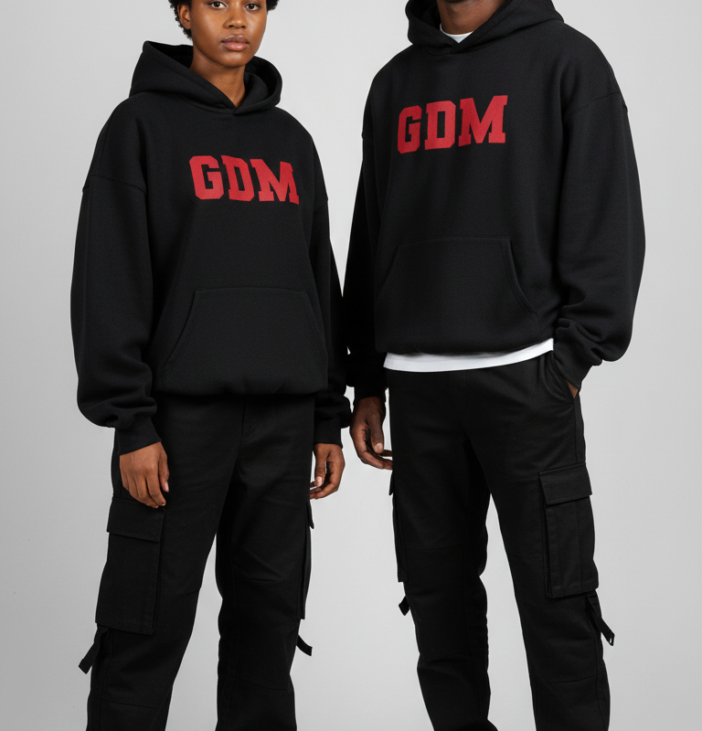 Black and Red Hoodie