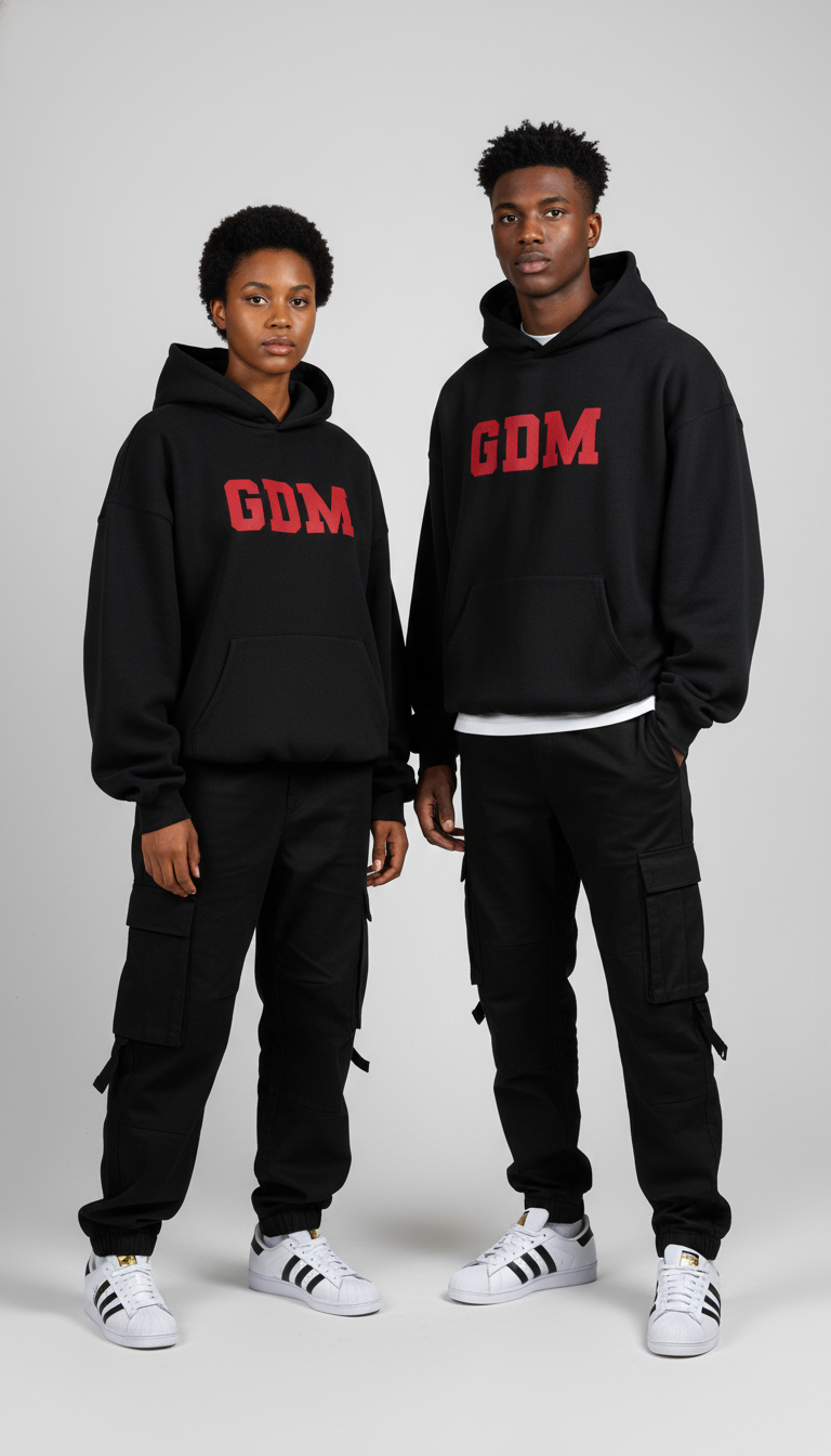 Black and Red Hoodie