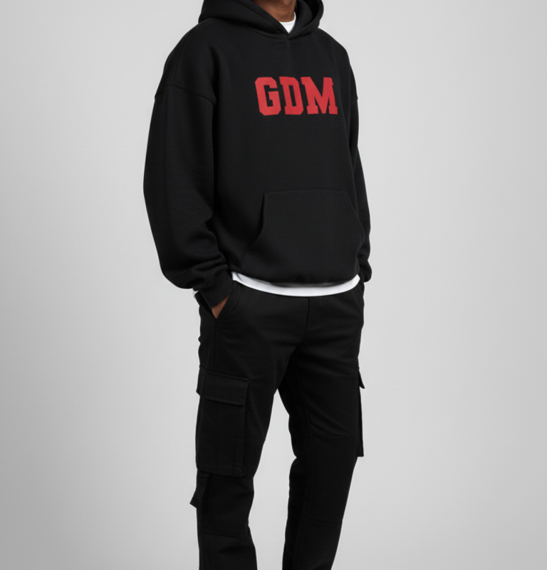 Black and Red Hoodie