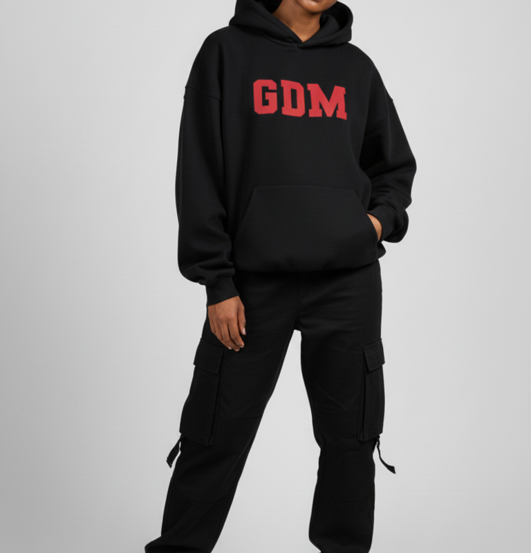 Black and Red Hoodie