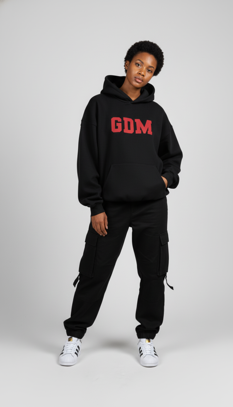 Black and Red Hoodie