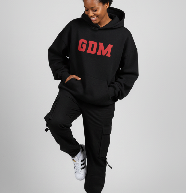 Black and Red Hoodie