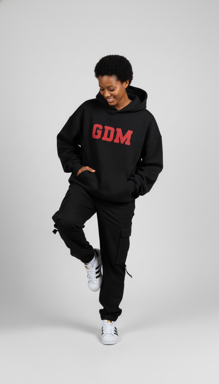 Black and Red Hoodie
