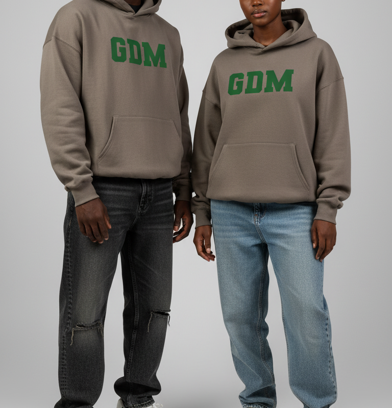 dark_brown_ash_2 Dark Brown and Green Hoodie