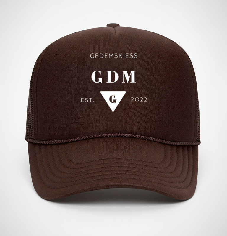 gdm_brown_est_1 Brown Logo Cap v4