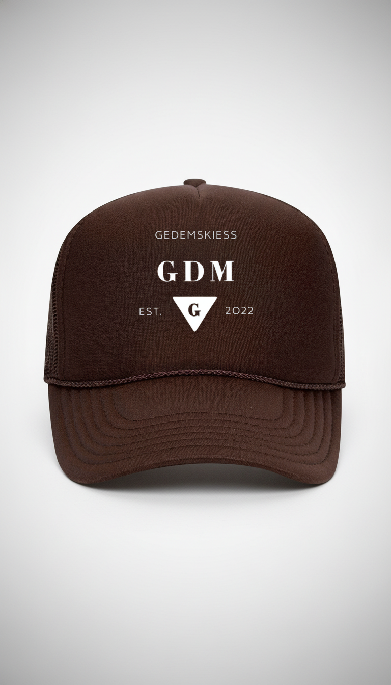 gdm_brown_est_1 Brown Logo Cap v4