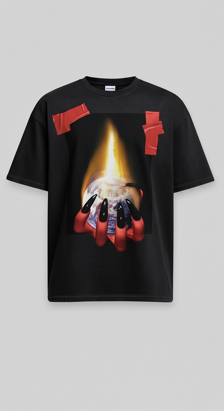 GDM Fire Tee (Black)
