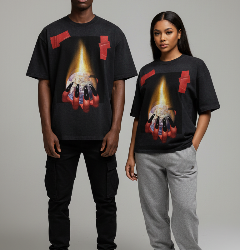 GDM Fire Tee (Black)