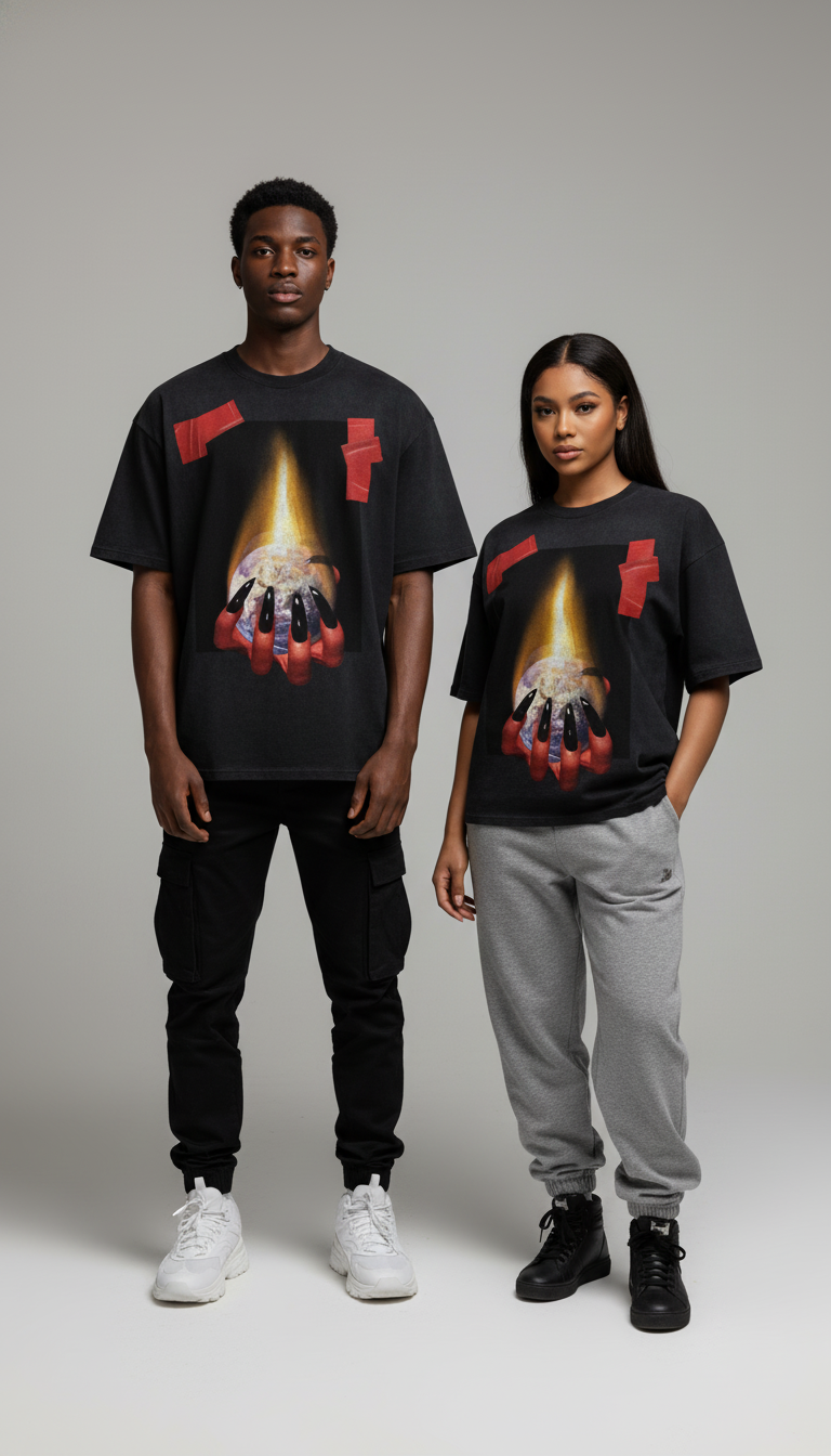 GDM Fire Tee (Black)