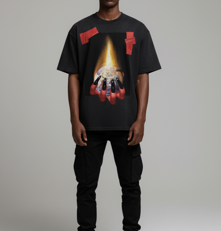 GDM Fire Tee (Black)