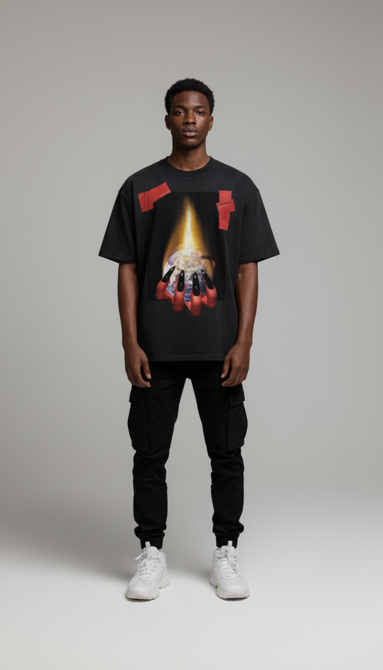 GDM Fire Tee (Black)