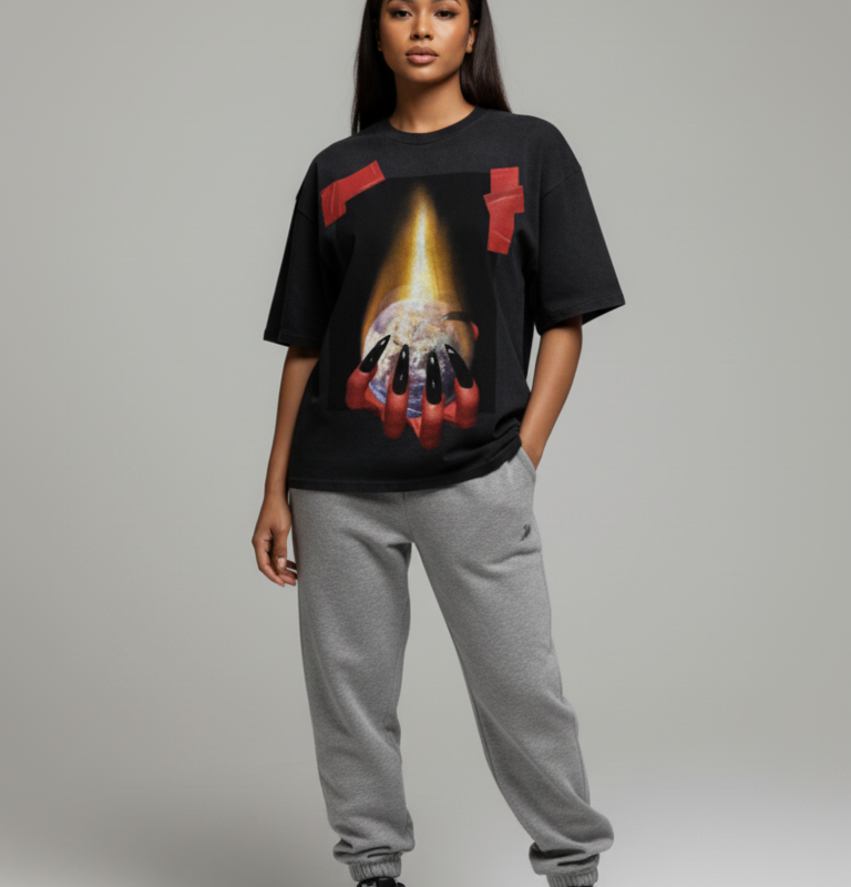 GDM Fire Tee (Black)