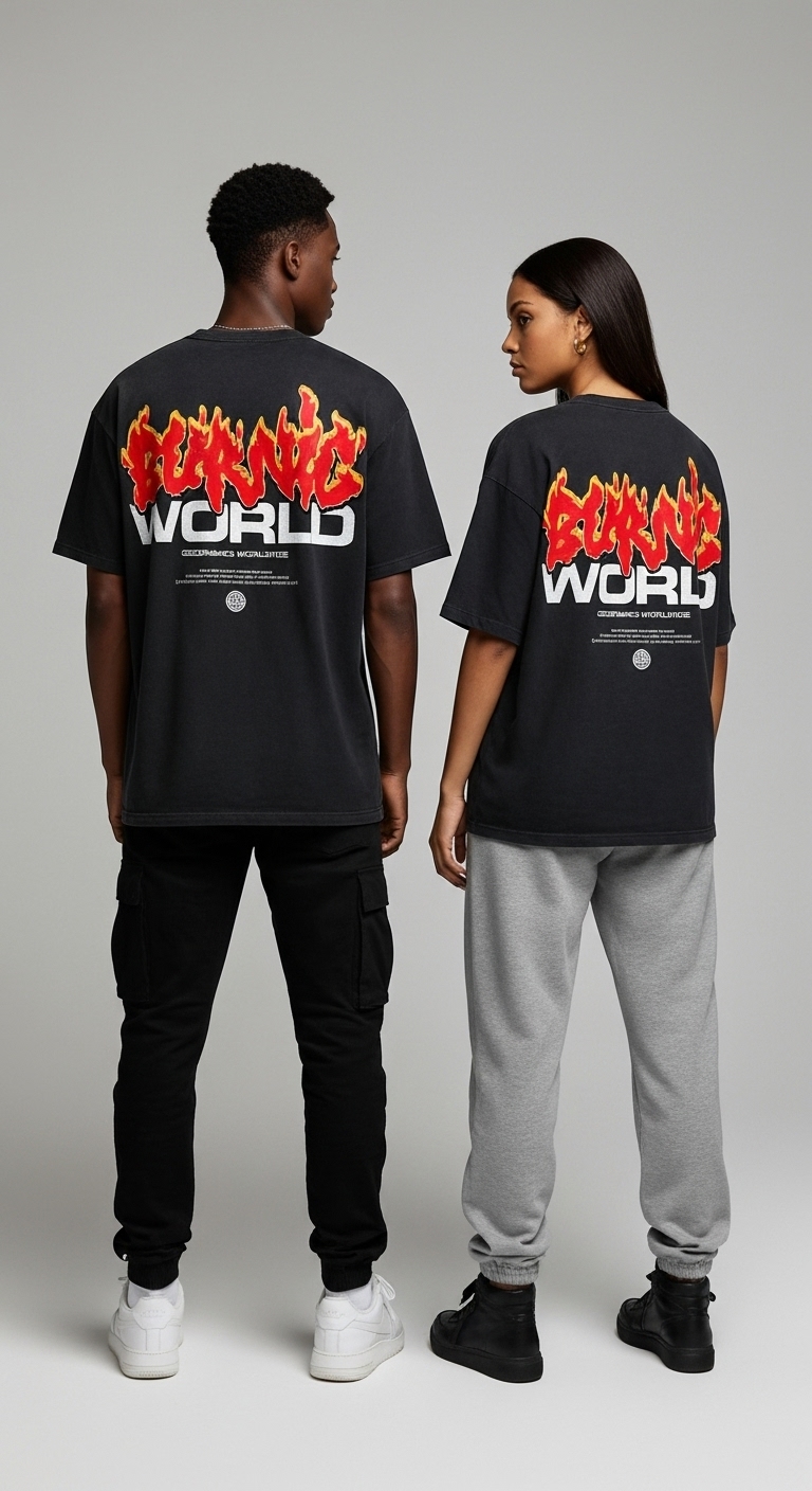 GDM Fire Tee (Black)