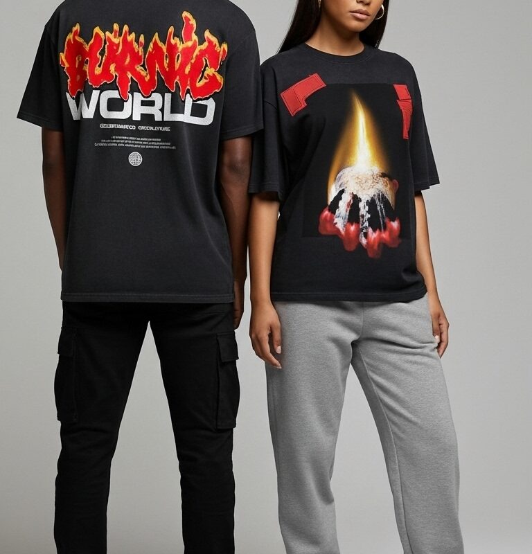 GDM Fire Tee (Black)