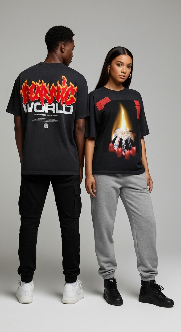 GDM Fire Tee (Black)