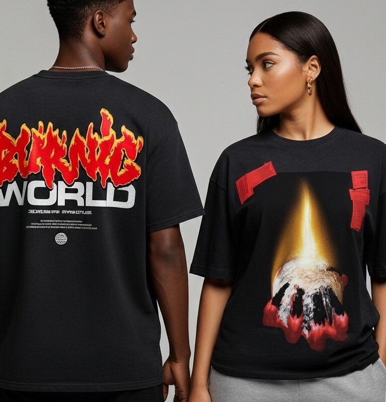 GDM Fire Tee (Black)