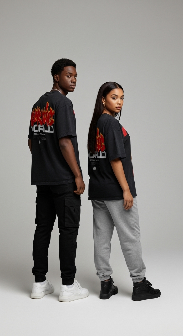 GDM Fire Tee (Black)