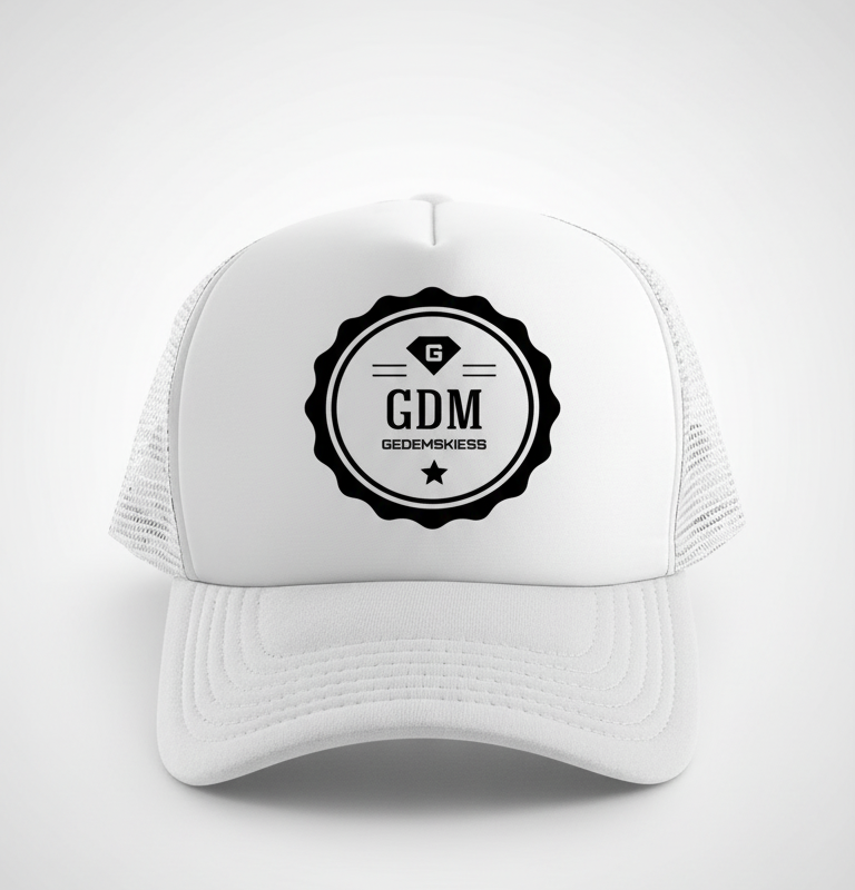 White Logo Cap