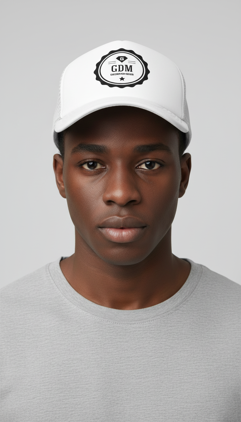 White Logo Cap