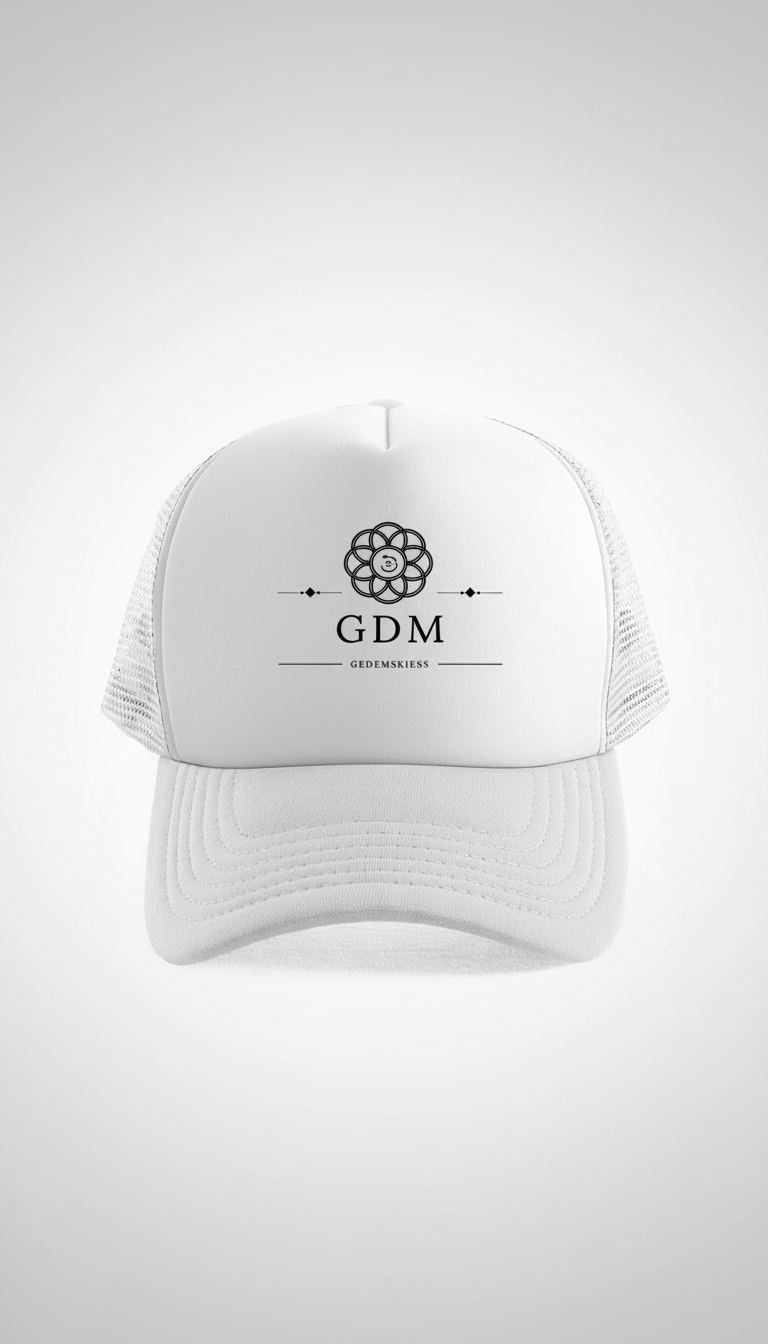 gdm_white_v2_1 White Logo Cap v2