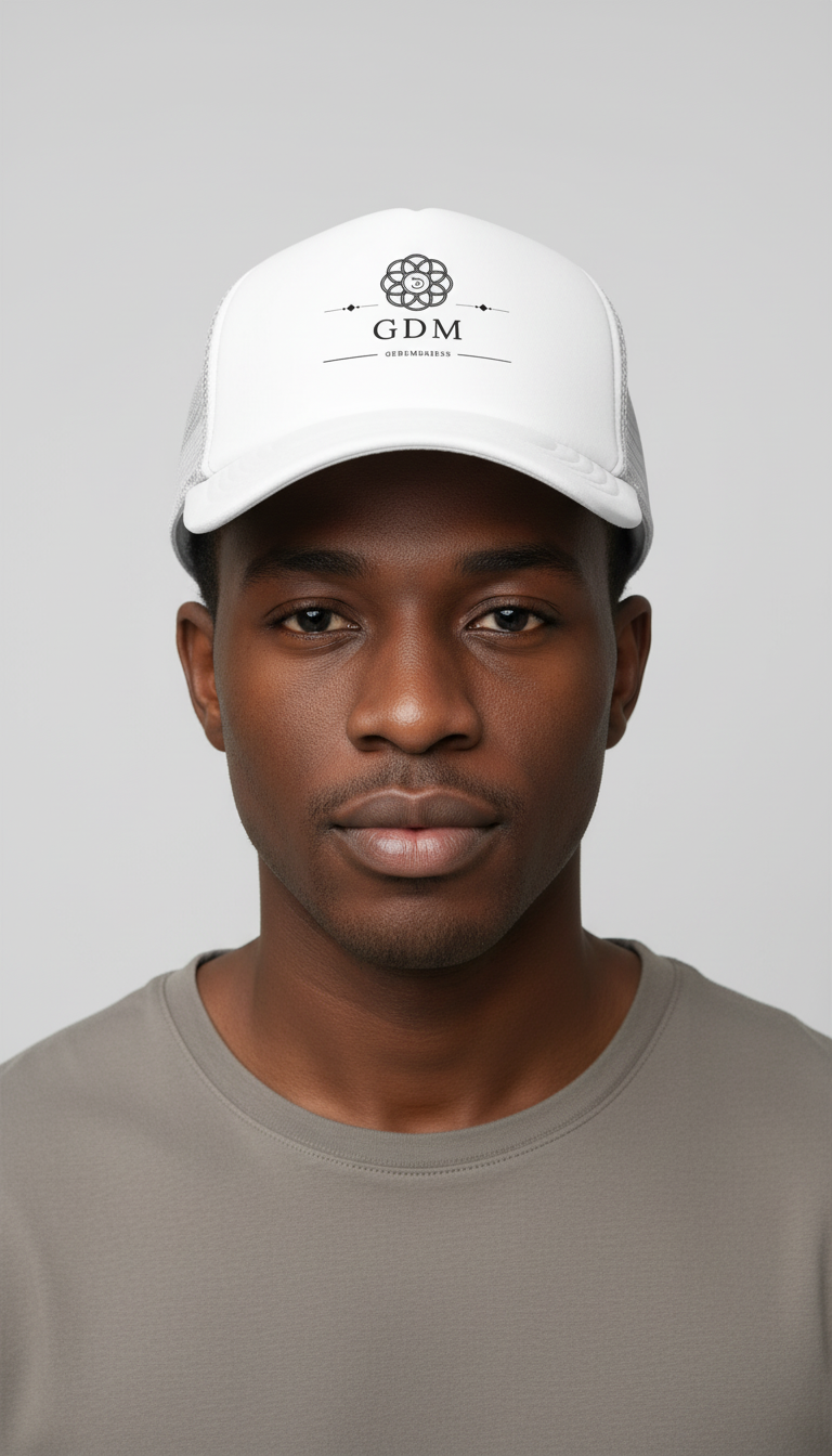 gdm_white_v2_2 White Logo Cap v2