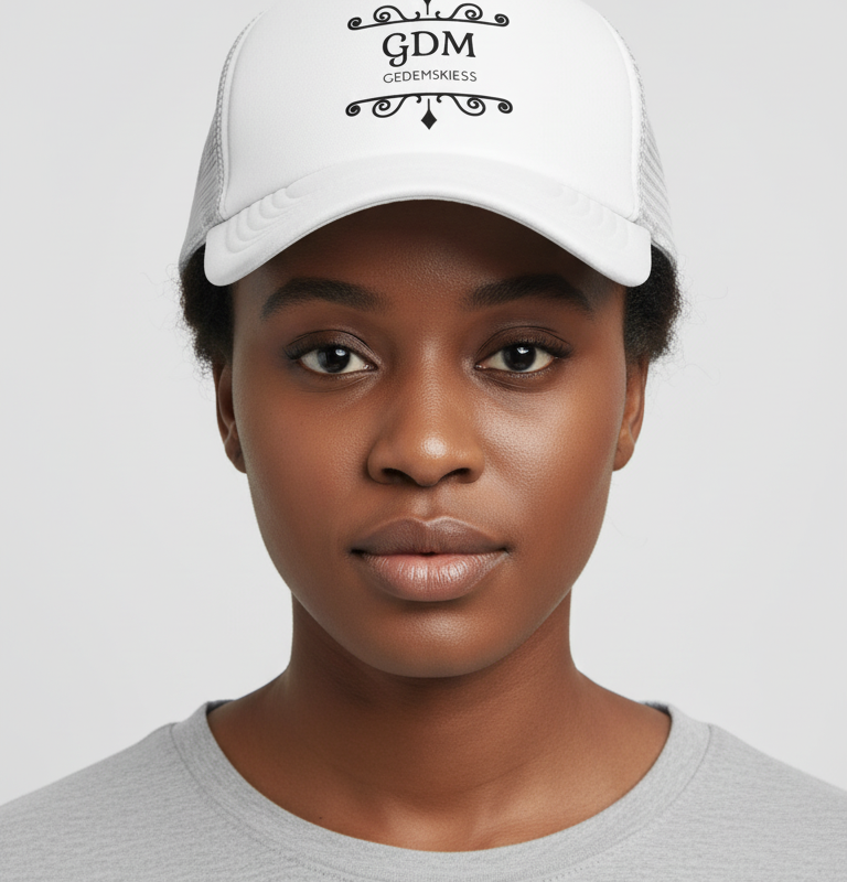 gdm_white_v3_2 White Logo Cap v3