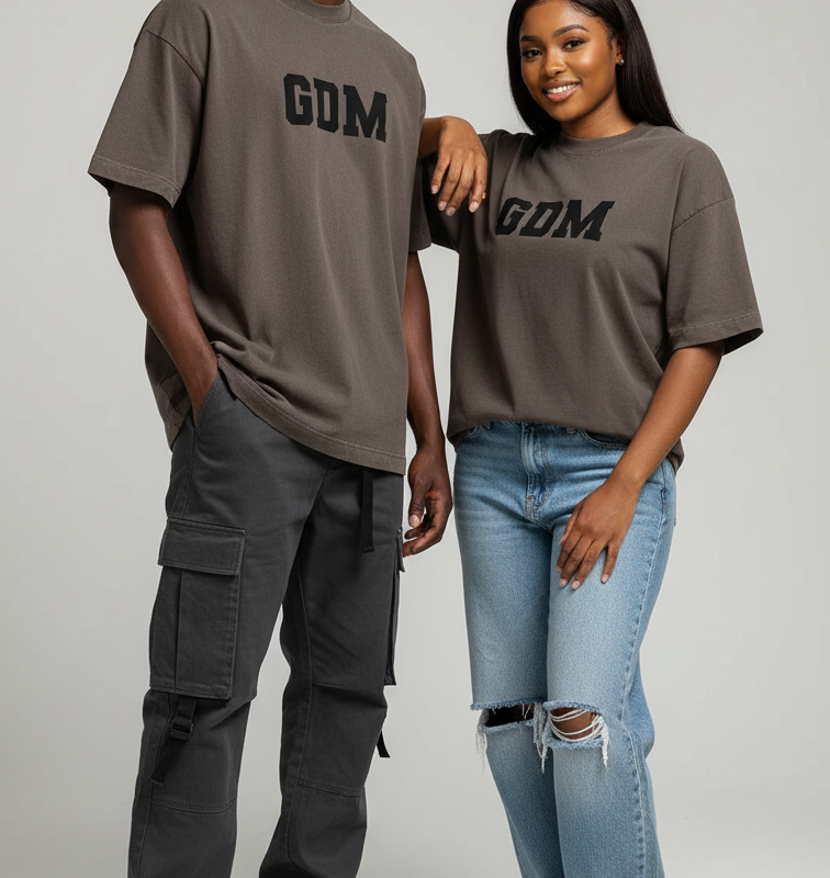 hi_dbrown_black_2 Espresso Brown and Black T-Shirt