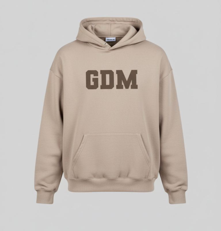 Light Brown and Ash Hoodie