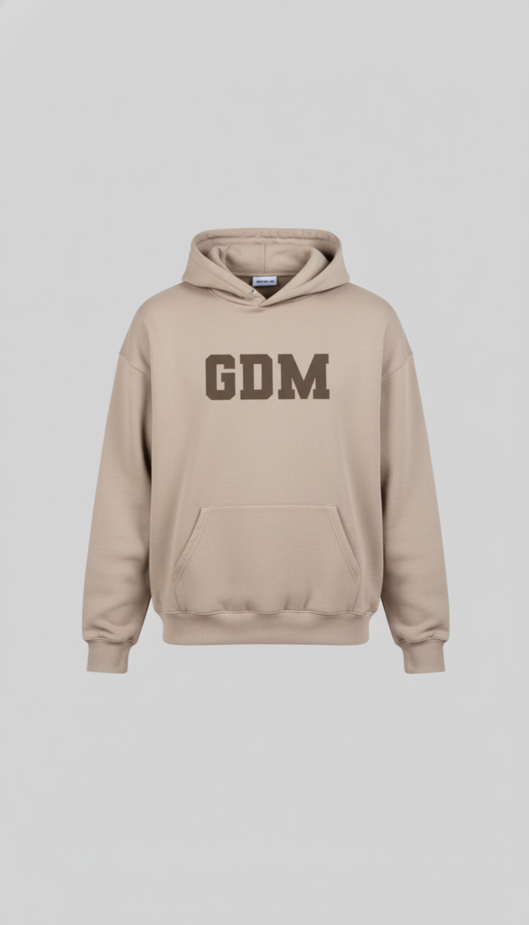 Light Brown and Ash Hoodie
