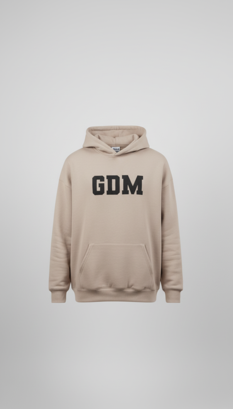 light_brown_black_1 Light Brown and Black Hoodie