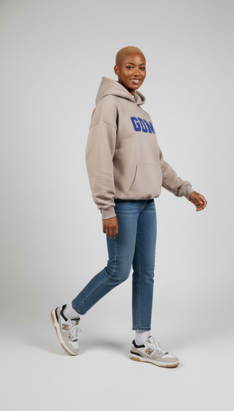 light_brown_blue_3 Light Brown and Blue Hoodie