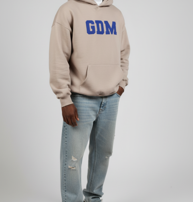 light_brown_blue_5 Light Brown and Blue Hoodie