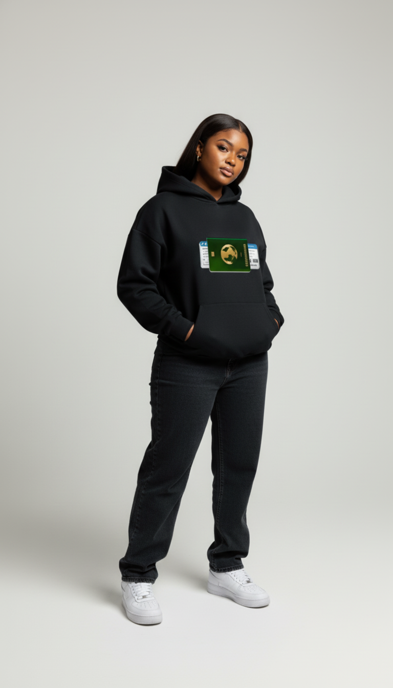 Passport Hoodie (Black)