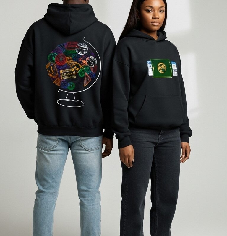 Passport Hoodie (Black)